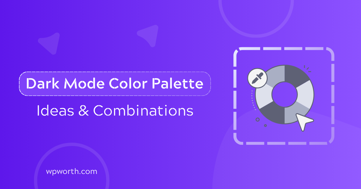 dark mode color palette