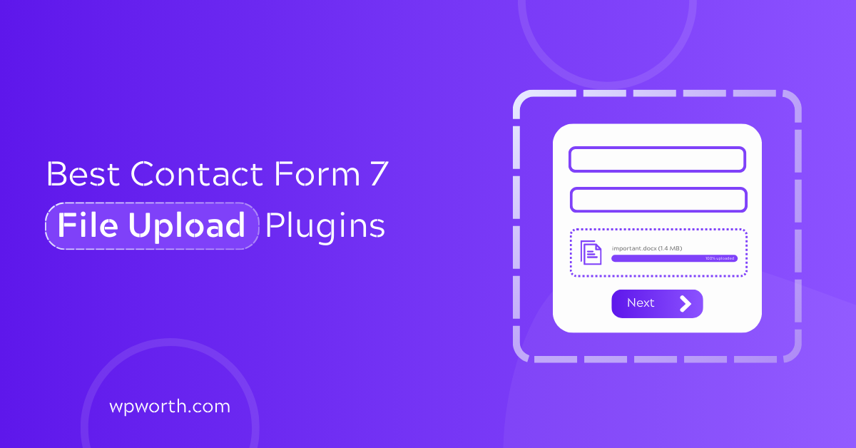 best contact form 7 file upload plugins