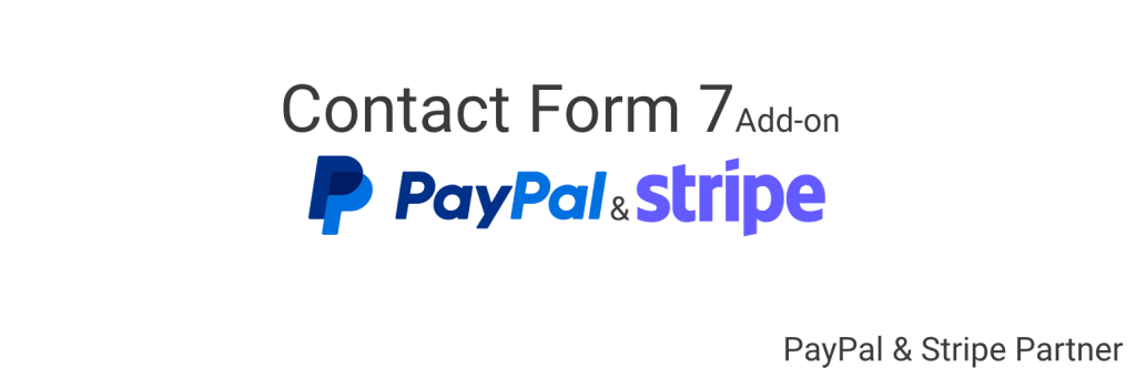contact form 7 paypal & stripe add on banner