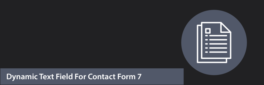 dynamic text field for contact form 7 banner