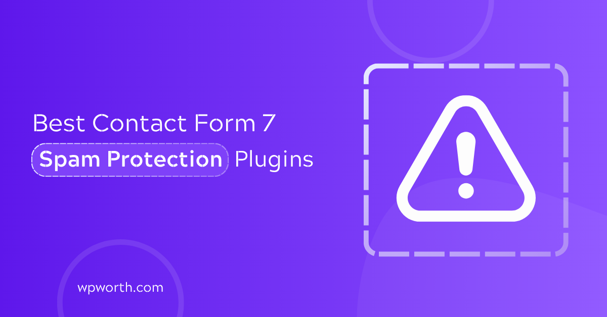 best contact form 7 spam protection plugins