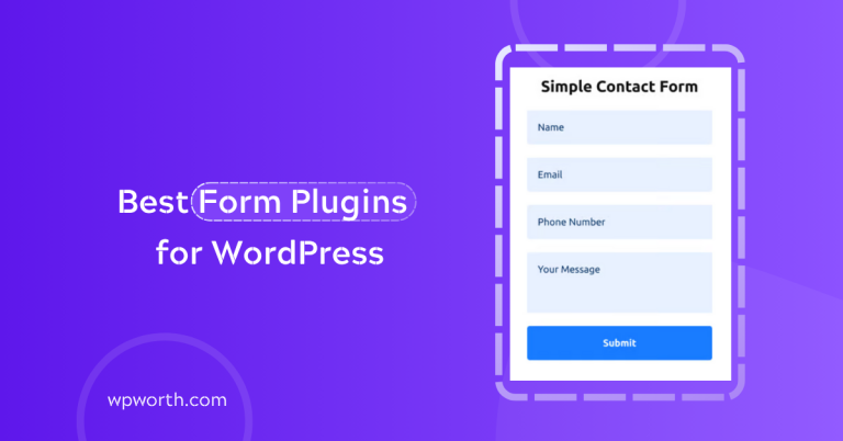 Best form plugins for WordPress with drag-and-drop builder and integrations