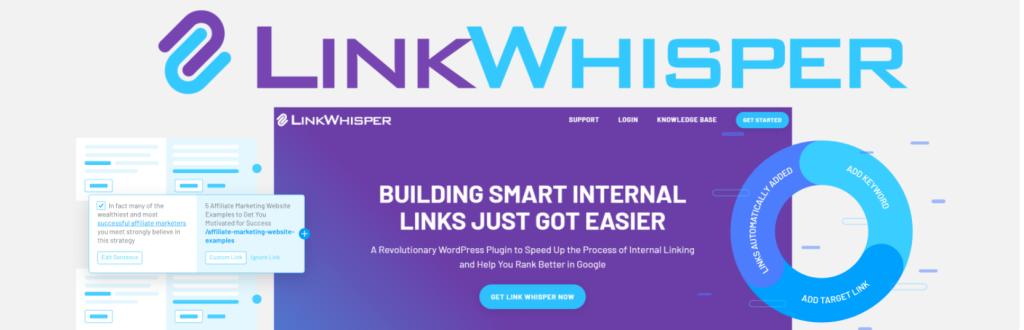 Link Whisper Free is the best internal linking plugins for wordpress