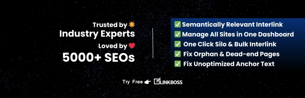 LinkBoss is the best – AI-Powered Internal Linking plugins for wordpress