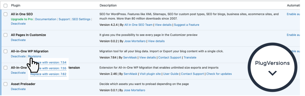 Best WordPress Rollback Plugins Free