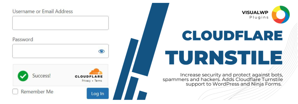 VisualWP Cloudflare Turnstile – Easy Anti-Spam alternative to CAPTCHA