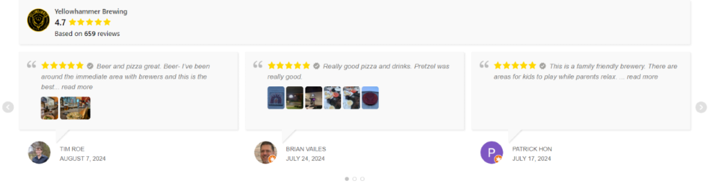 the best WordPress Free Plugins Google Reviews is WP Google Review Slider
